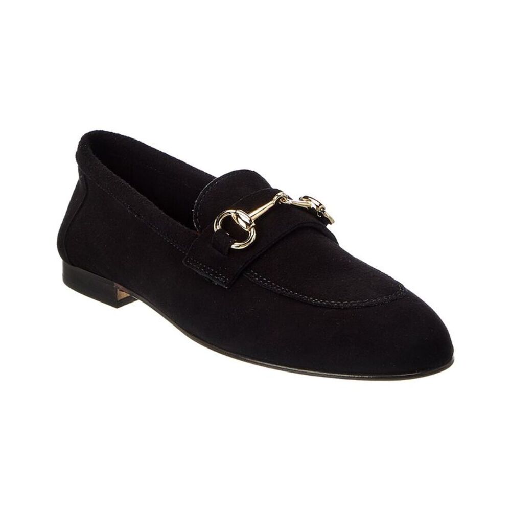 M By Bruno Magli Cassie Suede Loafer, Black